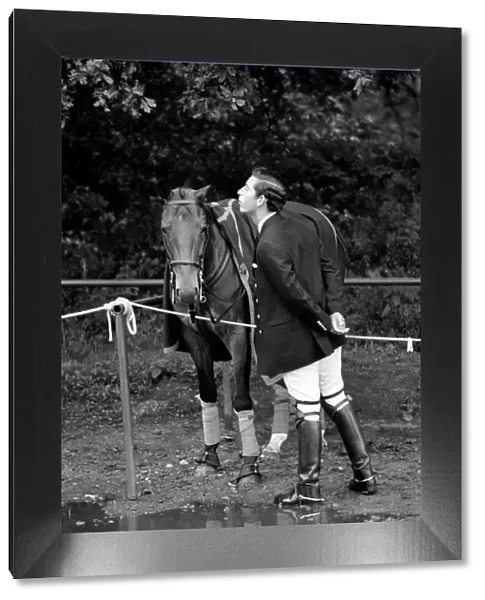 Prince Charles playing polo. June 1977 R77-3369-001