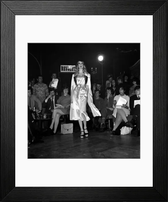 Framed Print : Beatles at Quorum'Fashion Show at Revolution Club, Mayfair