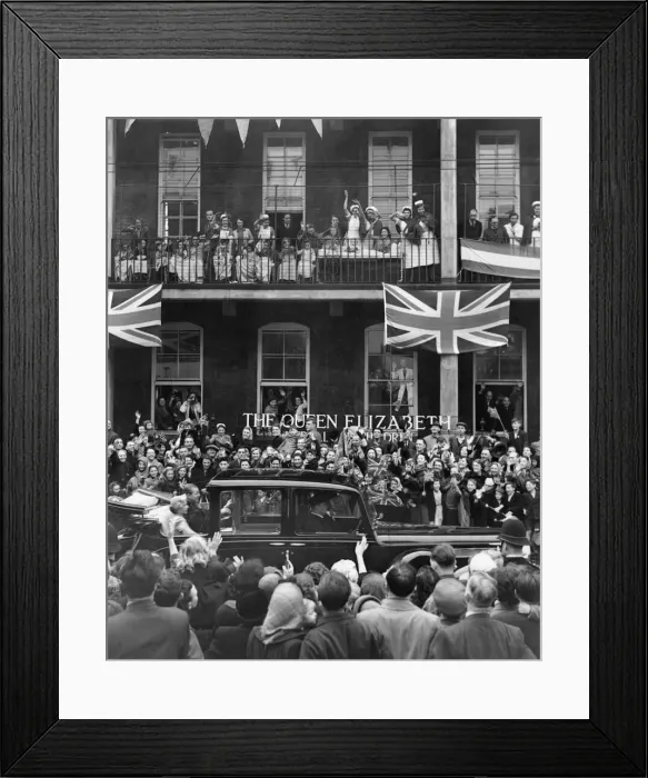 Framed Print : Coronation of Queen Elizabeth II. Nurses and patients of the Queen Elizabeth Framed Print : Coronation of Queen Elizabeth II. Nurses and patients of the Queen Elizabeth