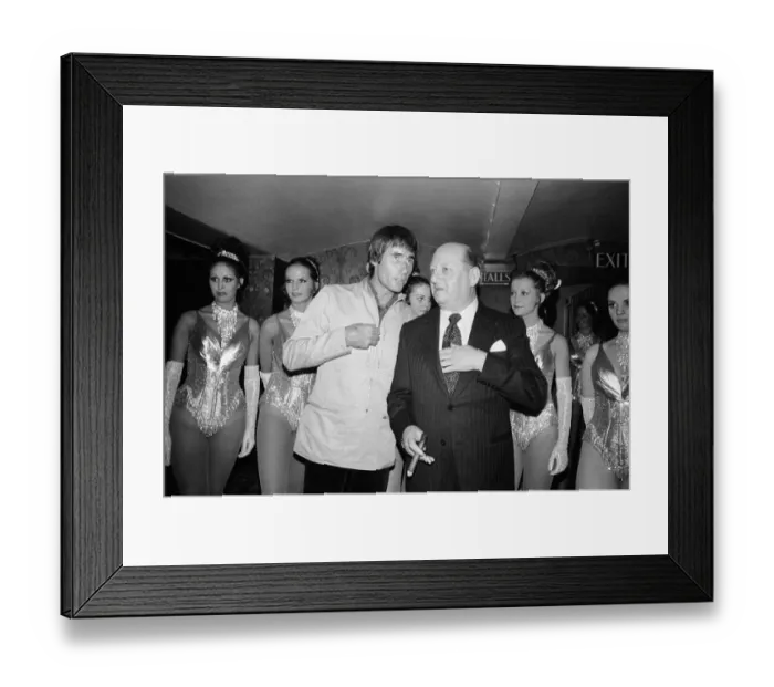 Framed Print : Media Mogul Lew Grade announces the return of the most popular light entertainment