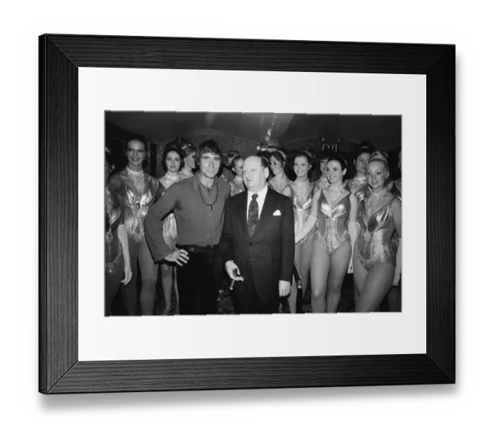 Framed Print : Media Mogul Lew Grade announces the return of the most popular light entertainment