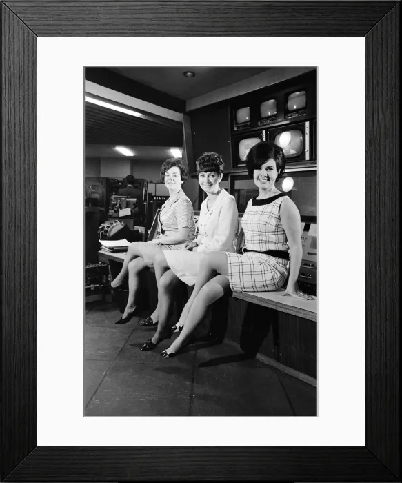 Framed Print : ITV Control Centre, Cardiff, 18th October 1966. The most complex technical Framed Print : ITV Control Centre, Cardiff, 18th October 1966. The most complex technical