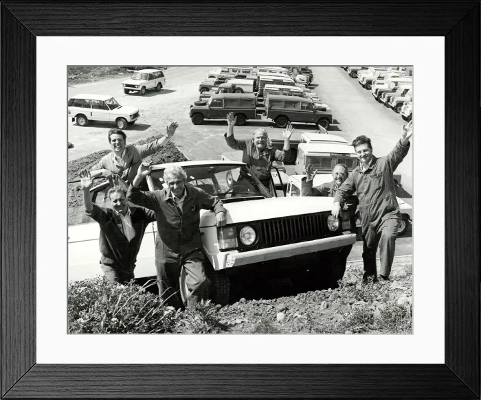 Framed Print : 165 trips round the world - that is the equivalent mileage clocked up by Land Rover test