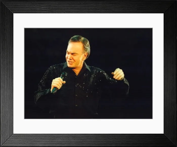 Framed Print : Singer Neil Diamond performs in concert at the Telewest Arena in Newcastle 24 February Framed Print : Singer Neil Diamond performs in concert at the Telewest Arena in Newcastle 24 February