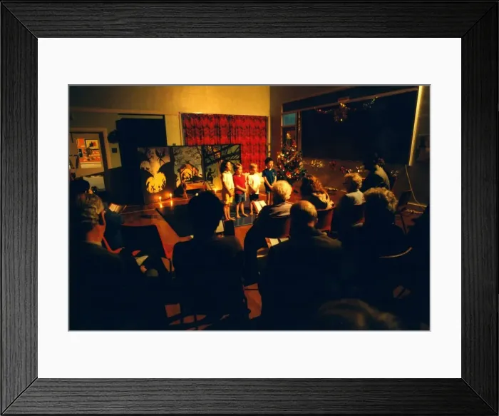 Framed Print : Kielder First School, in 1998. Although there weren