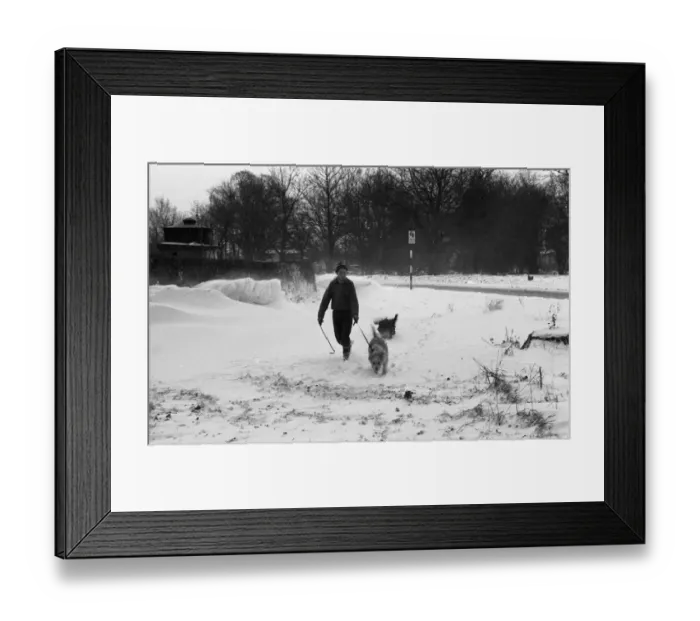 Framed Print : Snow on Styvechale Common, Coventry. 3rd January 1963