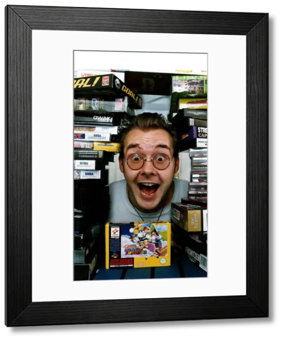 Framed Print : Dominik Diamond (23) Daily Record Journalist a. k. a. Games Master Framed Print : Dominik Diamond (23) Daily Record Journalist a. k. a. Games Master