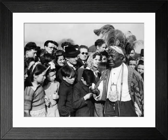 Framed Print : Tipsters were out in full force at the Cheltenham festival giving all the winners