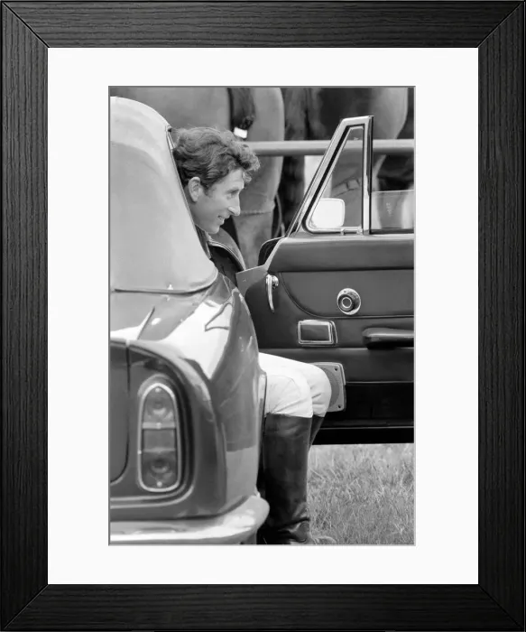 Framed Print : Prince Charles at Polo. June 1977 R77-3319-001