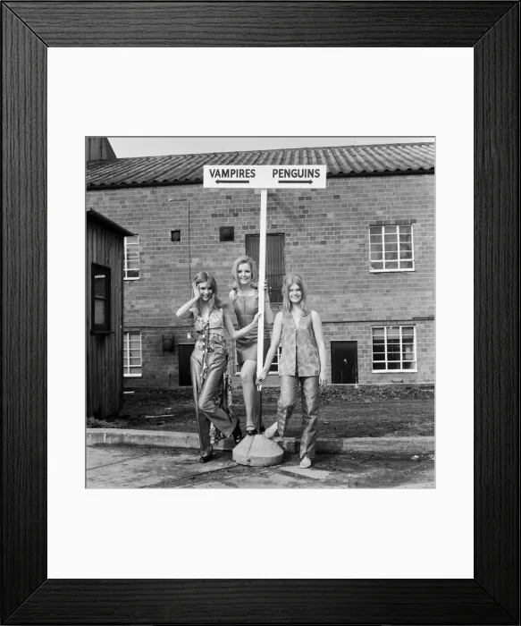 Framed Print : Three of the actresses in the Hammer horror production The Vampire Lovers Framed Print : Three of the actresses in the Hammer horror production The Vampire Lovers