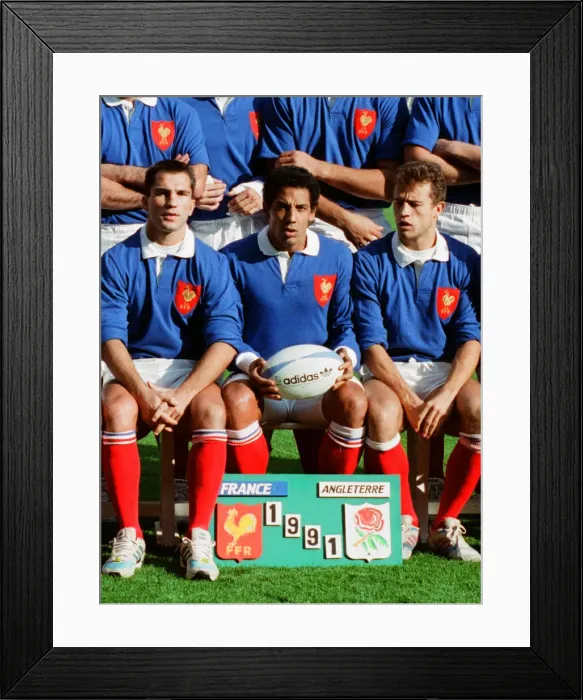 Framed Print : Rugby World Cup 1991. Parc des Princes, Paris France 10 v England 19 Framed Print : Rugby World Cup 1991. Parc des Princes, Paris France 10 v England 19