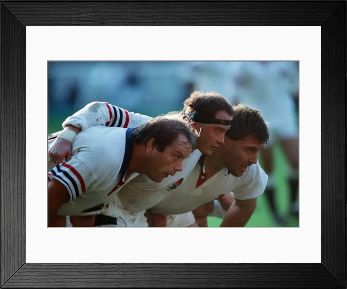 Framed Print : Rugby World Cup 1991. Parc des Princes, Paris France 10 v England 19 Framed Print : Rugby World Cup 1991. Parc des Princes, Paris France 10 v England 19