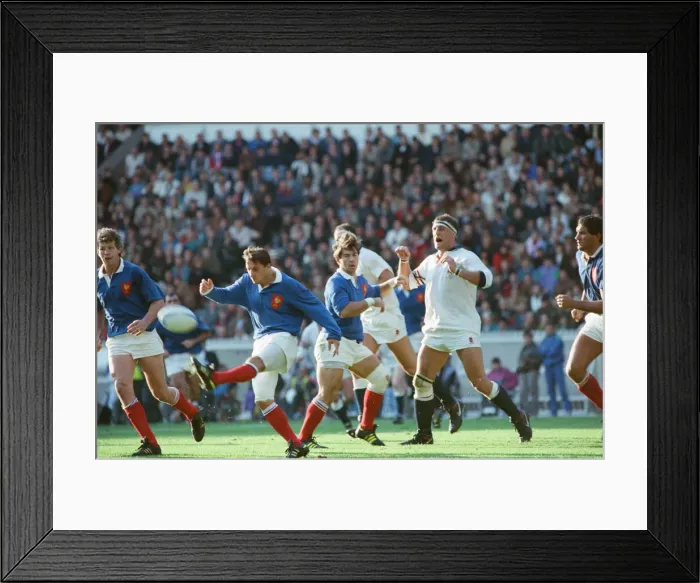 Framed Print : Rugby World Cup 1991. Parc des Princes, Paris France 10 v England 19 Framed Print : Rugby World Cup 1991. Parc des Princes, Paris France 10 v England 19