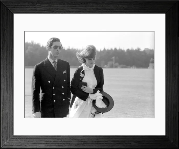 Framed Print : Prince Charles and girlfriend Lady Sarah Spencer. June 1977 R77-3411 Framed Print : Prince Charles and girlfriend Lady Sarah Spencer. June 1977 R77-3411