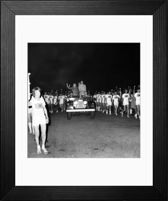 Framed Print : Queen Elizabeth and Prince Philip, Duke of Edinburgh at the Windsor Bonfire Celebrations Framed Print : Queen Elizabeth and Prince Philip, Duke of Edinburgh at the Windsor Bonfire Celebrations