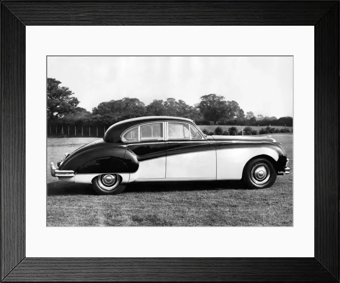 Framed Print : A Jaguar motor car. October 1956 P005710 Framed Print : A Jaguar motor car. October 1956 P005710