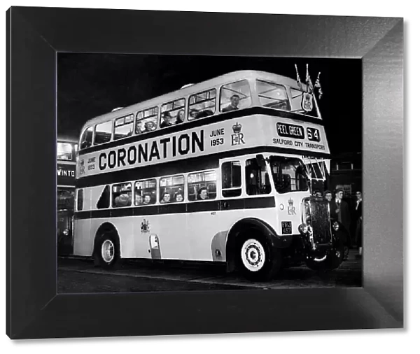 This is a Coronation bus own under auspics of Salford City Transport on its first day
