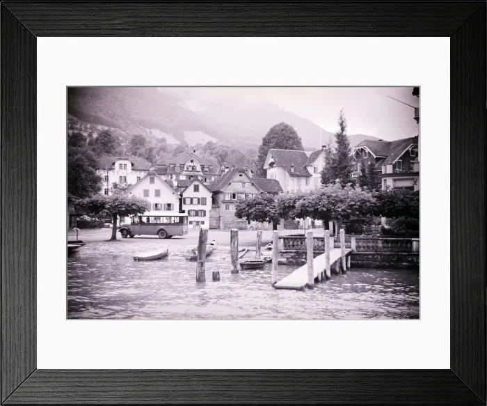 Framed Print : The town of Seelisburg Switzerland 1936 Framed Print : The town of Seelisburg Switzerland 1936