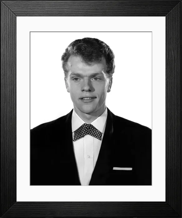 Framed Print : Model Peter Hamilton-Davies weaing shirt, bow tie and suit jacket Framed Print : Model Peter Hamilton-Davies weaing shirt, bow tie and suit jacket