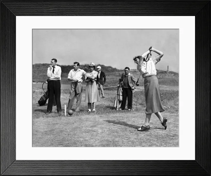 Framed Print : Golf at Birkdale. Northern Open Scratch Mixed Foursomes