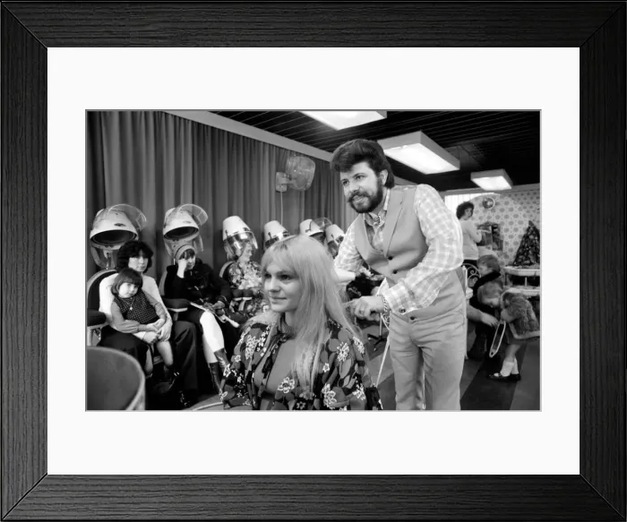 Framed Print : Shampoo'Film Feature: At private viewing of film Shampoo