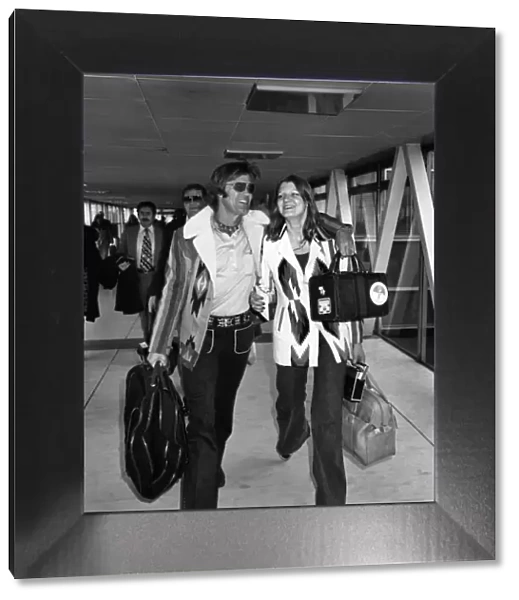 Singer Glen Campbell with his daughter Debbie. April 1975 75-1844