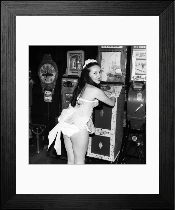 Framed Print : Bunny girl: Penthouse Pet Roma Anderson. April 1975 75-1840-001