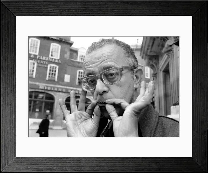 Framed Print : Oldman: Humour: Bicycle: Mr. Larry Adler appeared at Bow Street Magistrates court Framed Print : Oldman: Humour: Bicycle: Mr. Larry Adler appeared at Bow Street Magistrates court