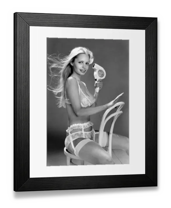 Framed Print : Fashion: Glamour: Model: Maj Britt. April 1975 75-1893 Framed Print : Fashion: Glamour: Model: Maj Britt. April 1975 75-1893
