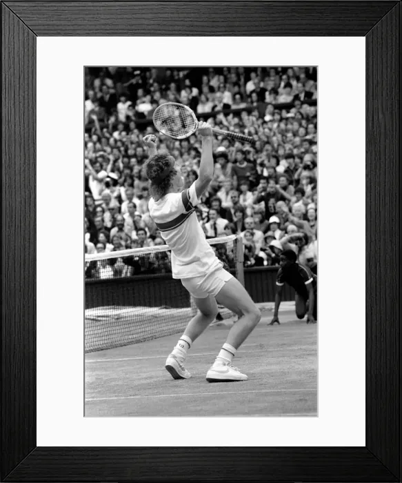 Framed Print : Wimbledon Tennis: Mens Finals 1981: John McEnroe v. Bjorn Borg Framed Print : Wimbledon Tennis: Mens Finals 1981: John McEnroe v. Bjorn Borg