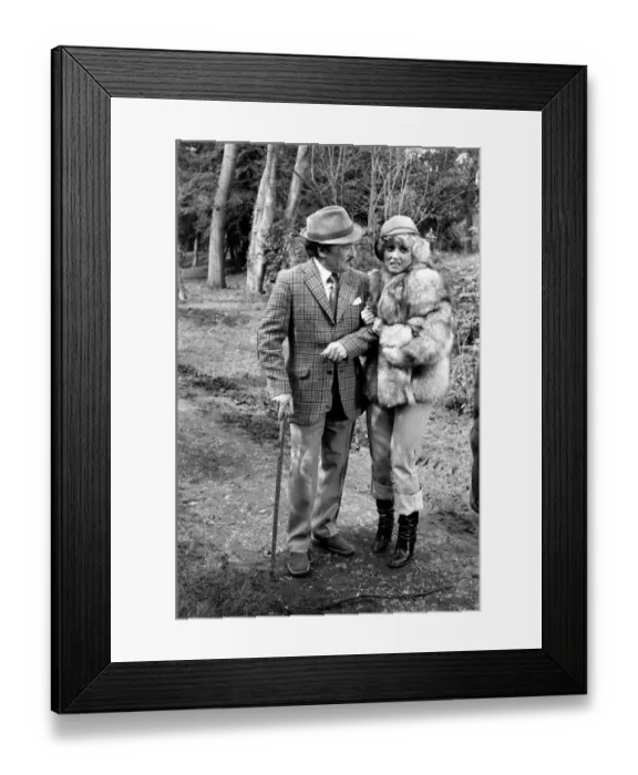 Framed Print : Filming Carry on Behind. Kenneth Connor. April 1975 75-1732-001