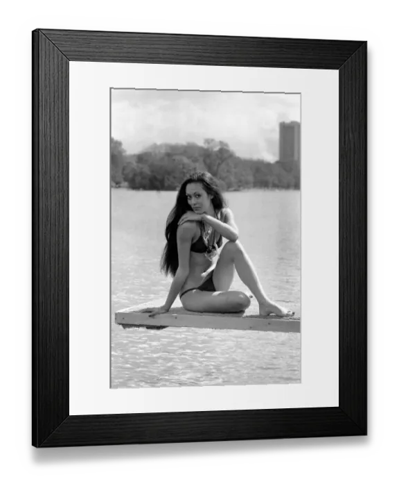 Framed Print : Jeanine Siniscal, 25 top model and actress from Vietnam is in London for the Royal Framed Print : Jeanine Siniscal, 25 top model and actress from Vietnam is in London for the Royal