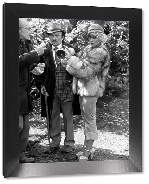 Filming Carry on Behind. Kenneth Connor. April 1975 75-1732-006