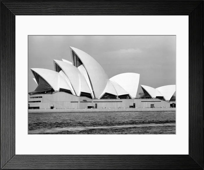 Framed Print : View of Sydney Opera House in New South Wales, Australia Framed Print : View of Sydney Opera House in New South Wales, Australia