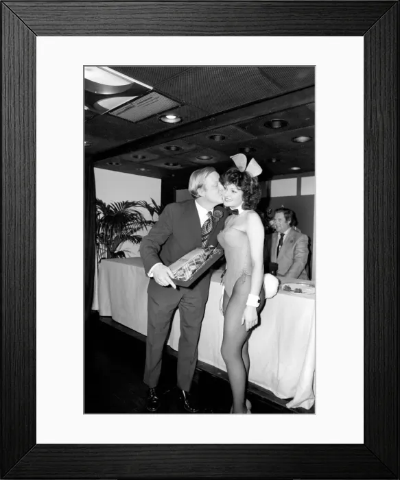 Framed Print : Nicholas Parsons at the Tie Manufacturers Association Top Ten Tie men contest of Great Framed Print : Nicholas Parsons at the Tie Manufacturers Association Top Ten Tie men contest of Great