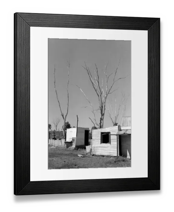 Framed Print : Gwalia: Ghost town western Australia. The ghost town. April 1977 77-02062-004