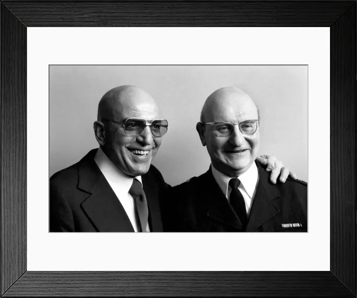 Framed Print : American actor Telly Savalas (left) who plays Kojak in the television series Framed Print : American actor Telly Savalas (left) who plays Kojak in the television series