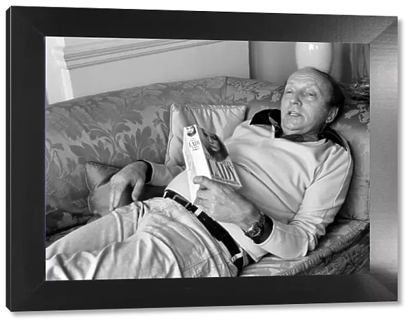 Harold Robbins at the Savoy Hotel London today. His book 'The Lonely Lady'