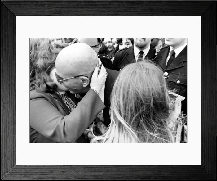 Framed Print : American actor Telly Savalas who plays Kojak Framed Print : American actor Telly Savalas who plays Kojak