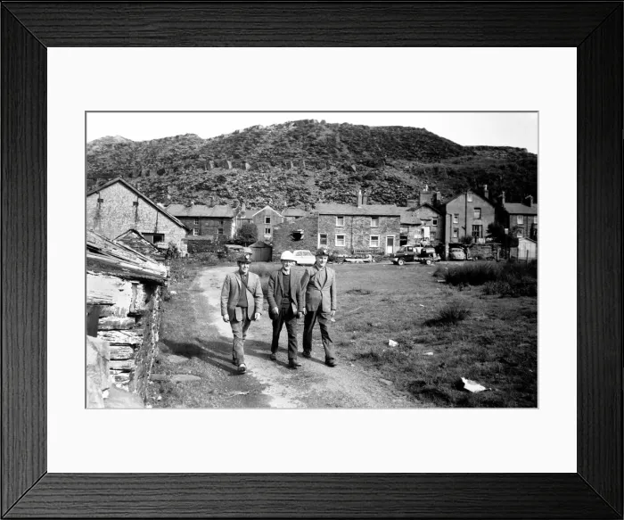 Framed Print : Mining: Industry: Britains Ugliest Beauty Spot': Blaenau Ffestiniog Framed Print : Mining: Industry: Britains Ugliest Beauty Spot': Blaenau Ffestiniog