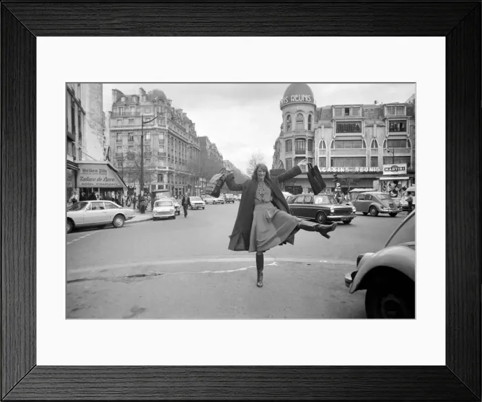Framed Print : 22 years old Linda Dugmore from North Harrow, a dancer at the world famous Crazy Horse