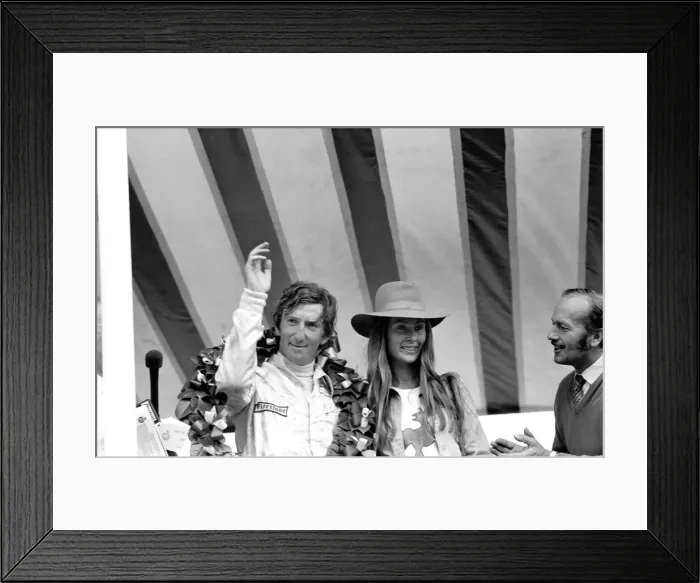 Framed Print : Brands hatch British Grand Prix. British Grand Prix Winner Jochen Rindt