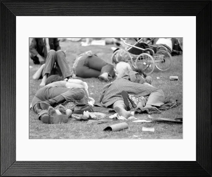 Framed Print : Hyde Park Pop Festival. July 1970 70-6861-005 Framed Print : Hyde Park Pop Festival. July 1970 70-6861-005