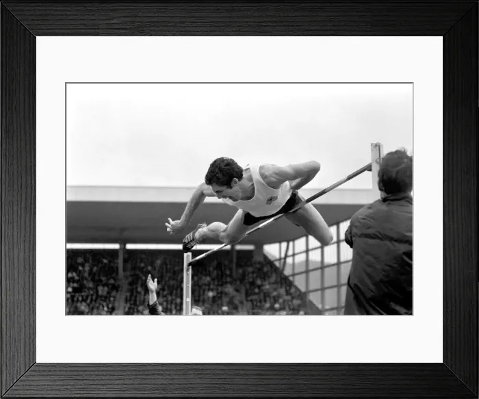 Framed Print : Commonwealth Games, Edinburgh: Athletics. L. Peckham (Australia Framed Print : Commonwealth Games, Edinburgh: Athletics. L. Peckham (Australia