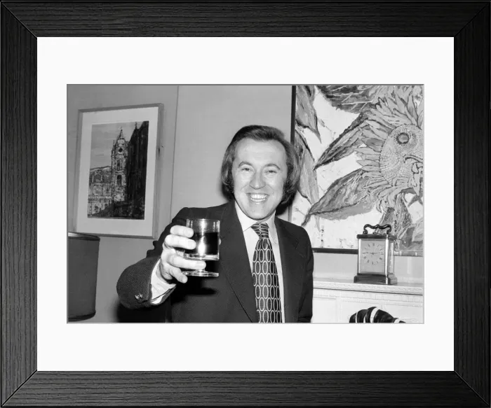 Framed Print : Wine: Mr. David Frost. March 1975 75-01338-004 Framed Print : Wine: Mr. David Frost. March 1975 75-01338-004