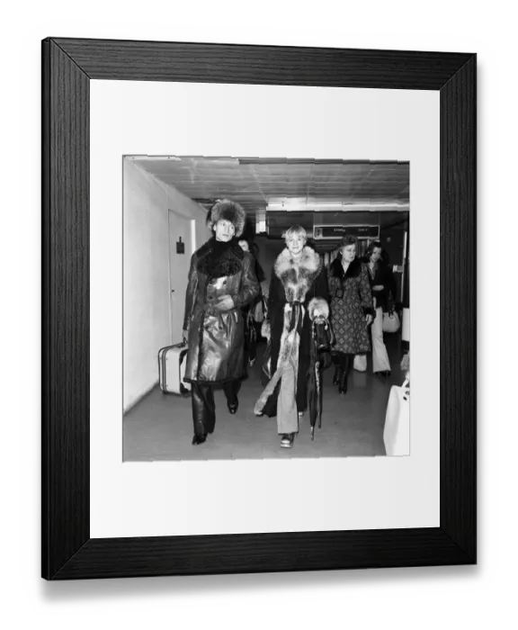 Framed Print : Ballet: Russian born ballet dancers and choreographers Valery Panov and wife Galina Panov