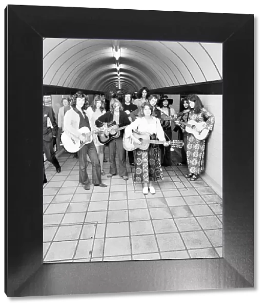 Music: Underground Pop Group. Also group picture in Green Park underground station