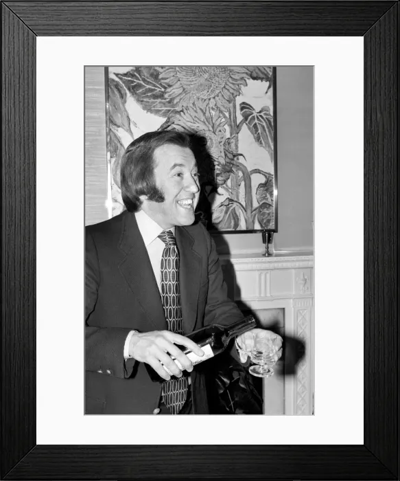 Framed Print : Wine: Mr. David Frost. March 1975 75-01338-001 Framed Print : Wine: Mr. David Frost. March 1975 75-01338-001
