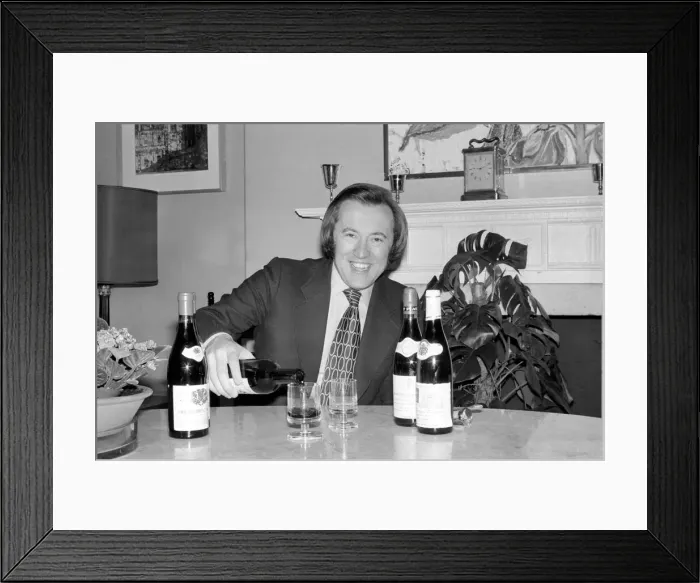 Framed Print : Wine: Mr. David Frost. March 1975 75-01338-009 Framed Print : Wine: Mr. David Frost. March 1975 75-01338-009