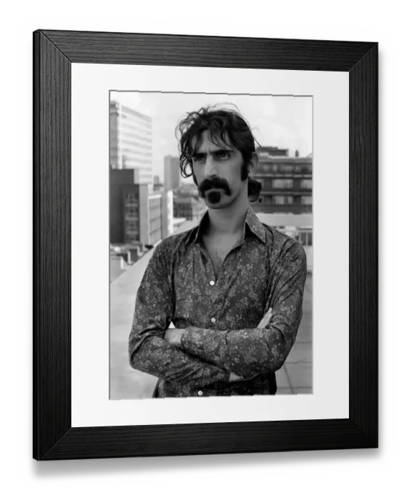 Framed Print : Frank Zappa. Another American rock group hits London town Framed Print : Frank Zappa. Another American rock group hits London town